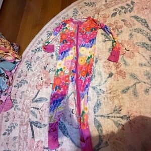 Little Sleepies Pink and Blue Footies One Piece